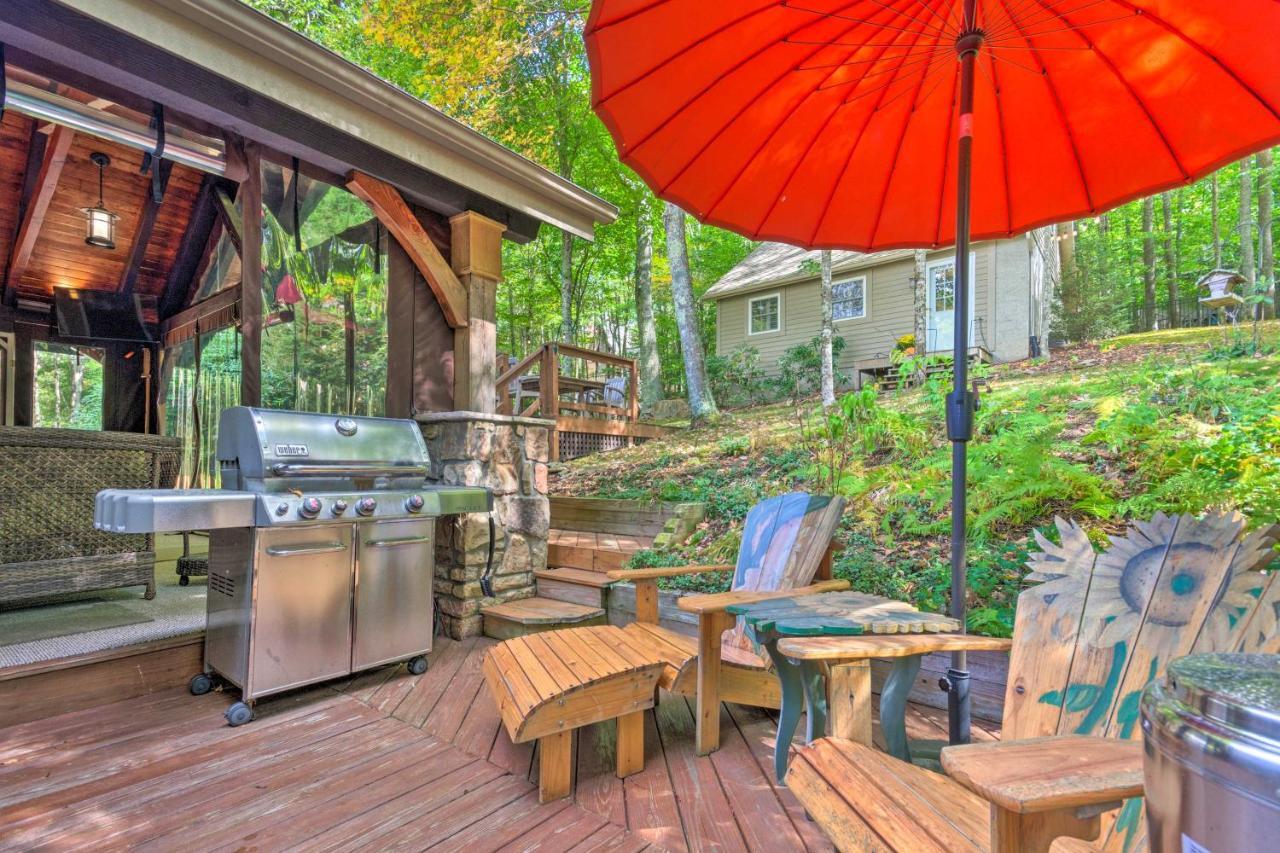 Stunning Beech Mountain Cabin With Porch And Hearth Villa Exterior photo